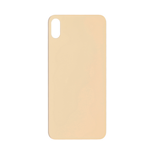 For Apple XS Max Verre arrière, cadre de caméra agrandi Compatible avec la version dorée