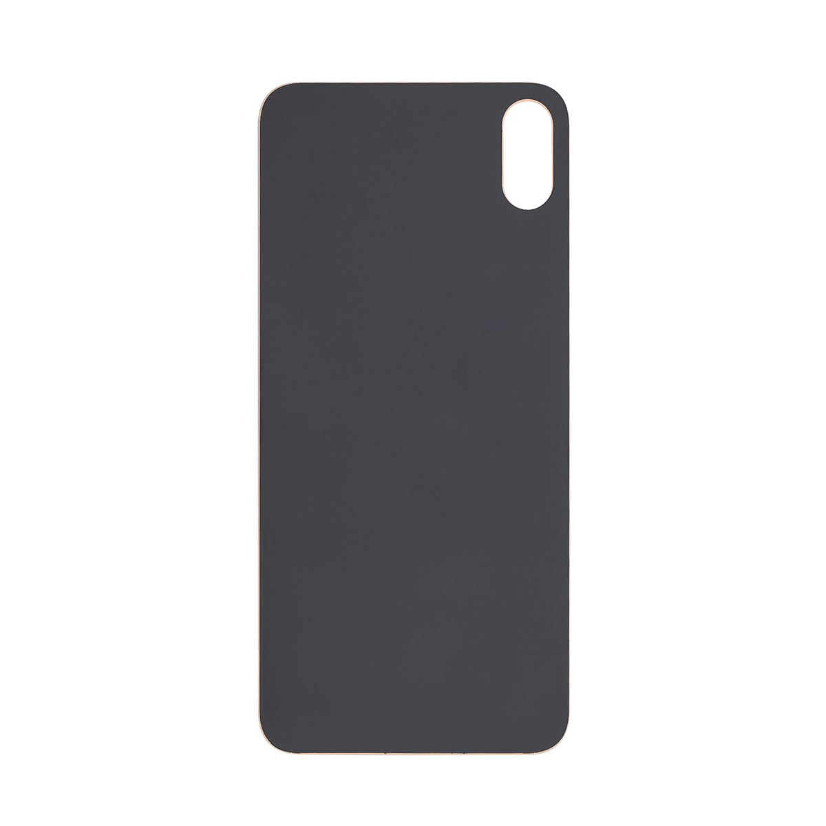For Apple XS Max Verre arrière, cadre de caméra agrandi Compatible avec la version dorée