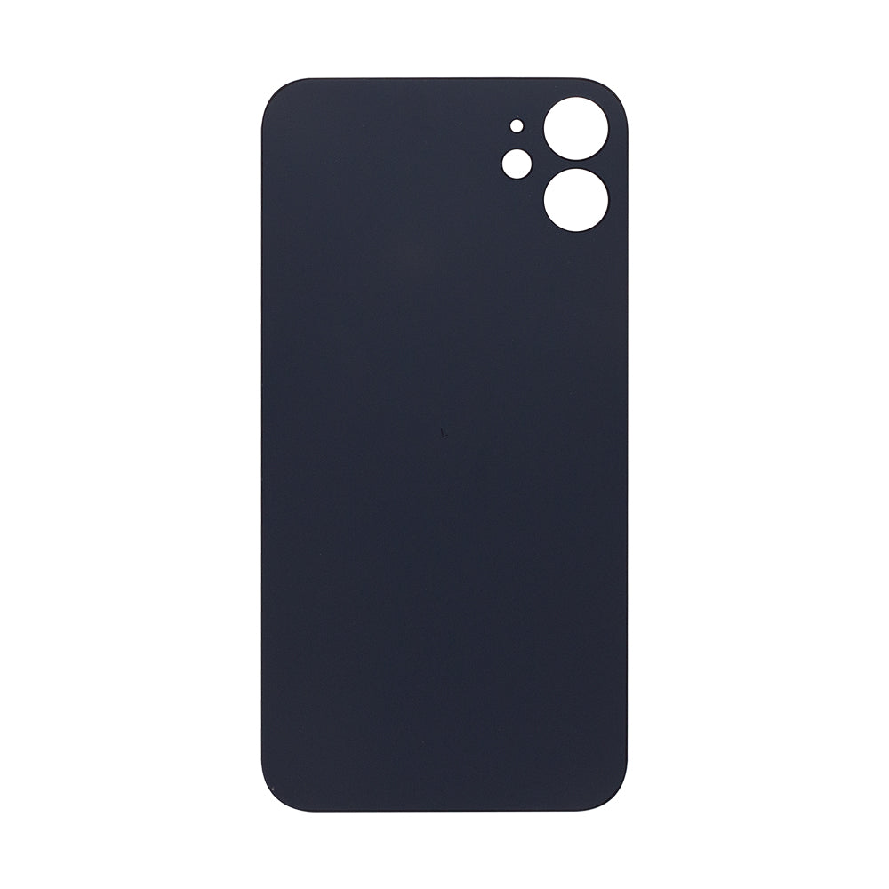 For Apple 11 Verre arrière, cadre de caméra agrandi Noir Compatible