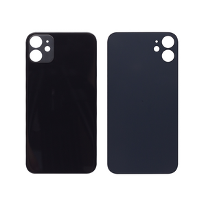 For Apple 11 Verre arrière, cadre de caméra agrandi Noir Compatible