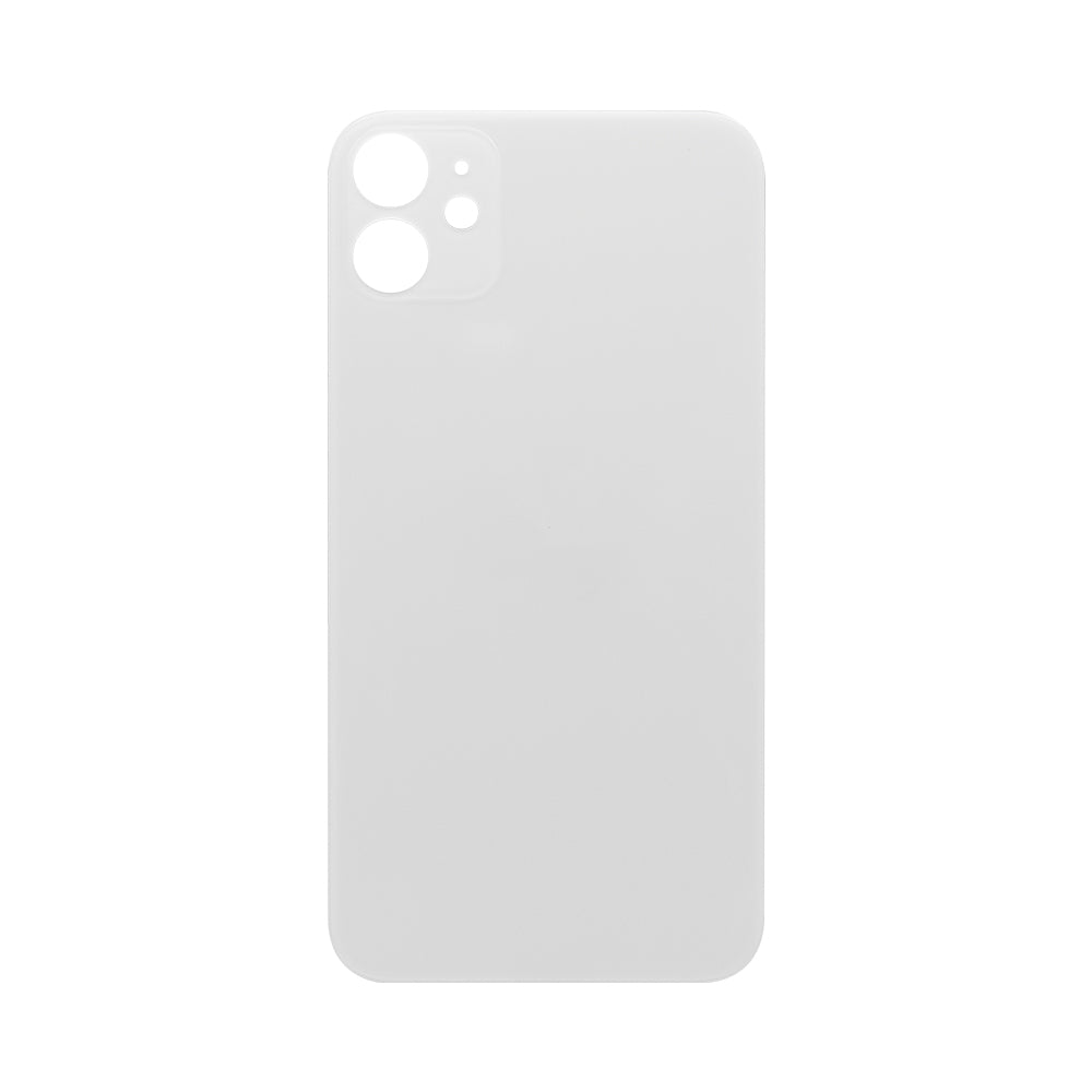 For Apple 11 Verre arrière, cadre d'appareil photo agrandi Compatible avec le blanc