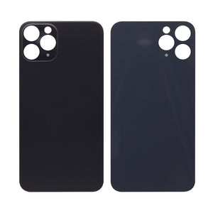 For Apple 11 Pro Verre arrière, cadre d'appareil photo agrandi Gris sidéral Compatible