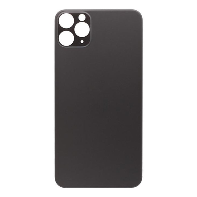 For Apple 11 Pro Max Verre arrière, cadre de caméra agrandi Noir Compatible