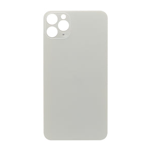For Apple 11 Pro Max Verre arrière, cadre d'appareil photo agrandi Blanc Compatible