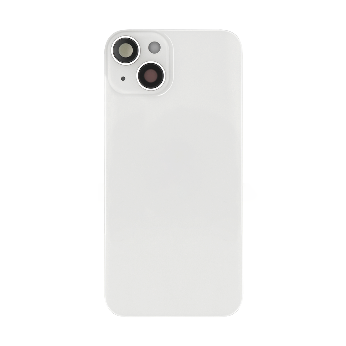 For Apple 14 Verre arrière sans NFC, cadre de caméra agrandi Compatible avec Starlight