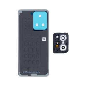 Coque arrière Xiaomi Poco X5 Pro 5G avec objectif, noir astral, OEM