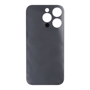 For Apple 14 Pro Verre arrière sans NFC, cadre de caméra agrandi Argent Compatible