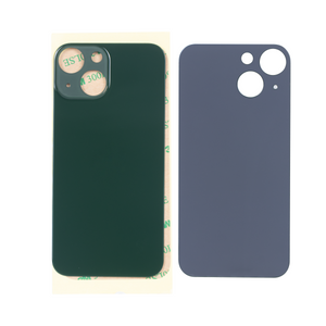 For Apple 13 Mini Verre arrière, cadre de caméra agrandi Vert Compatible