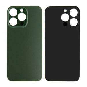 For Apple 13 Pro Verre arrière, cadre d'appareil photo agrandi Vert Compatible