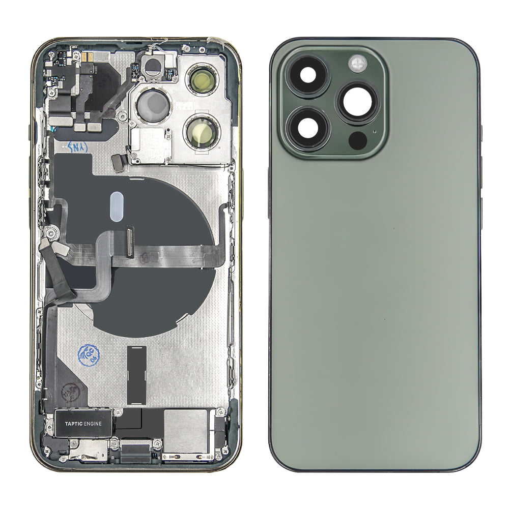 For Apple boîtier For Apple 13 Pro avec petites pièces, vert OEM