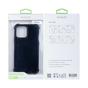 Rixus Anti-Burst Case For Apple iPhone 14 Pro Noir