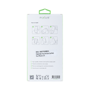 Rixus Anti-Burst Case For Apple iPhone 13 Noir
