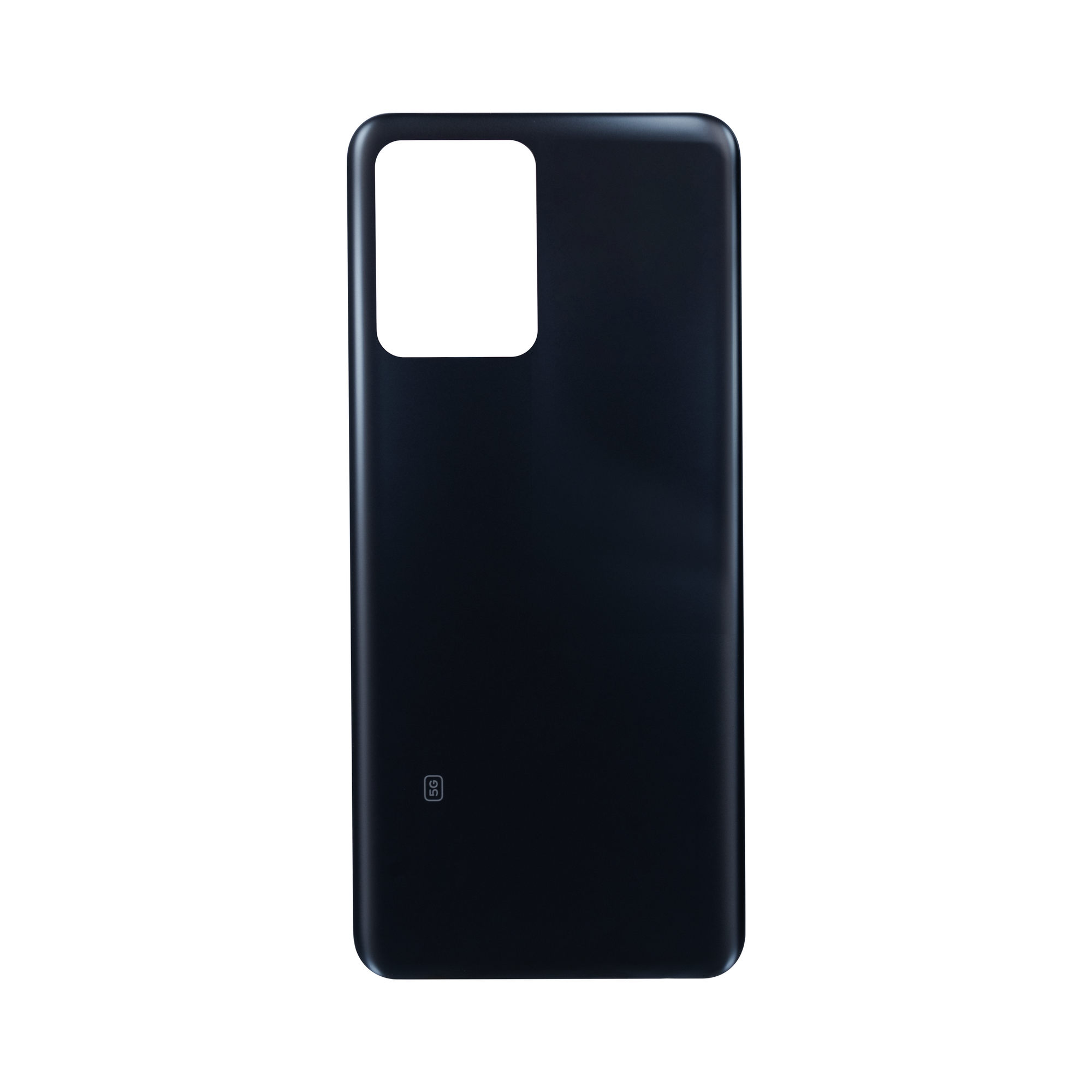 Coque arrière Xiaomi Redmi Note 12 5G sans objectif, gris onyx, OEM