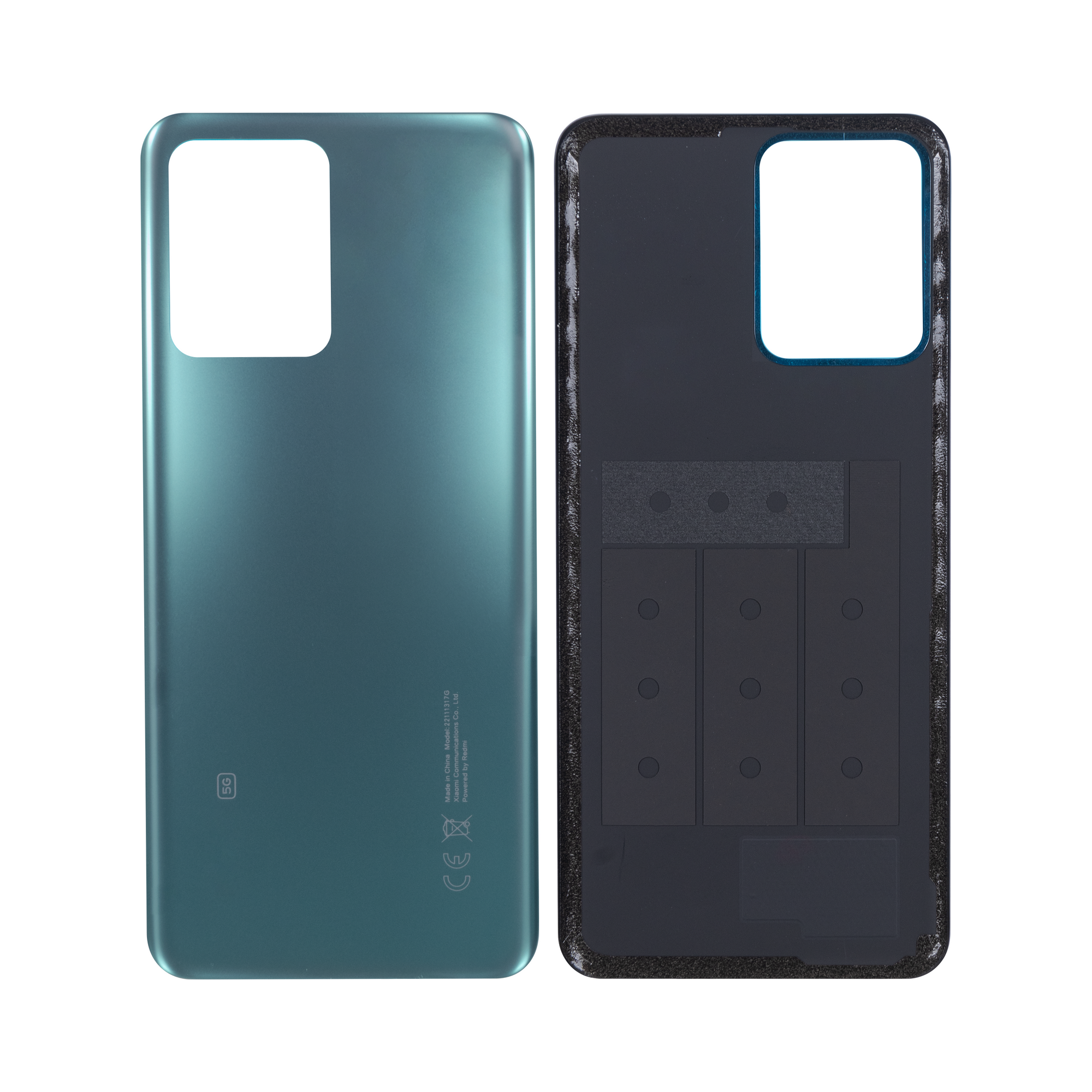 Coque arrière Xiaomi Redmi Note 12 5G sans objectif, vert forêt, OEM