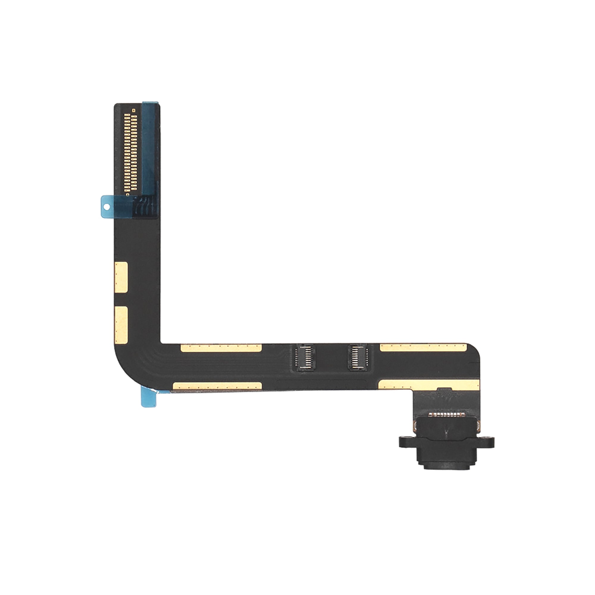 For Apple 10,2 pouces (2019, 2020, 2021) Système de recharge Flex noir tiré
