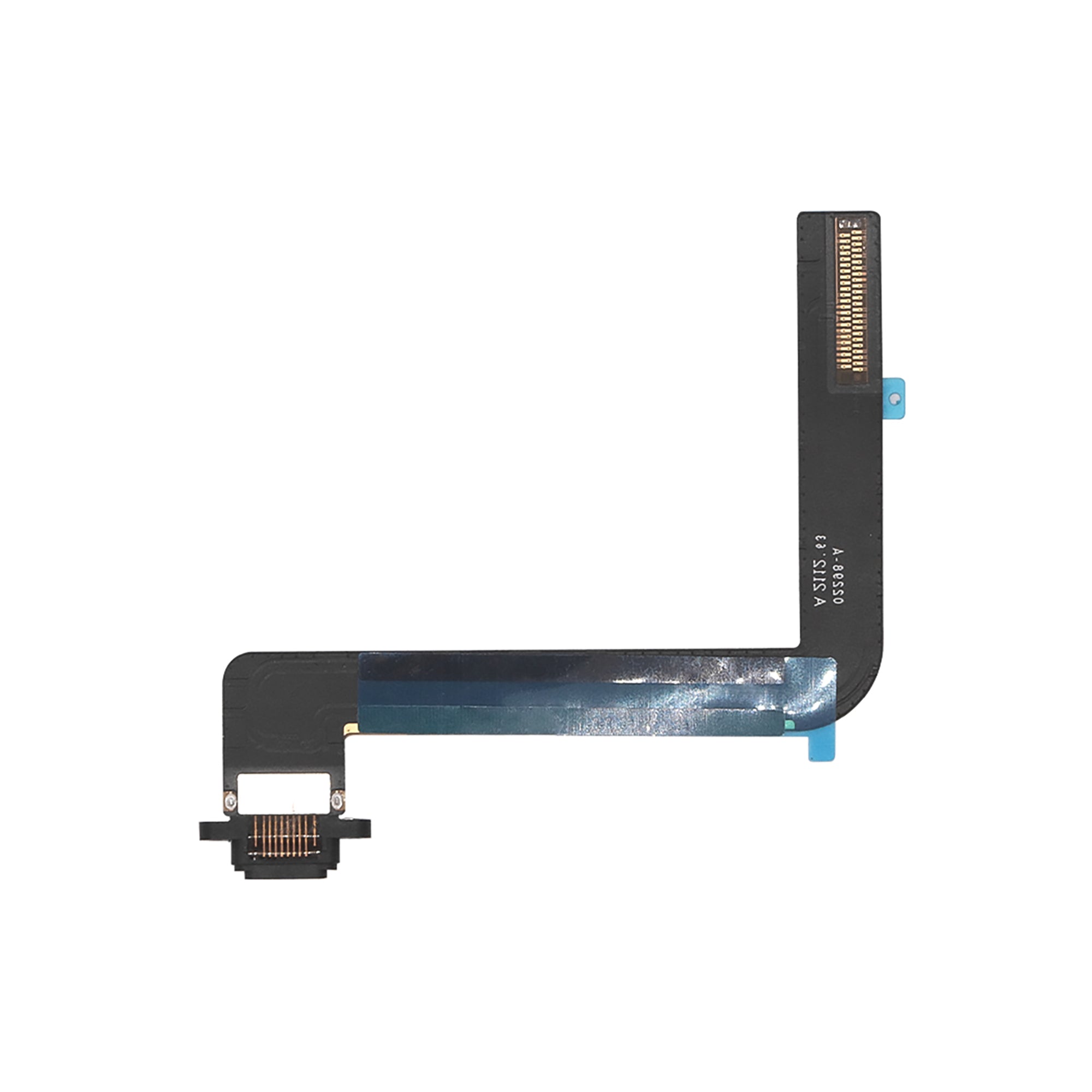 For Apple 10,2 pouces (2019, 2020, 2021) Système de recharge Flex noir tiré