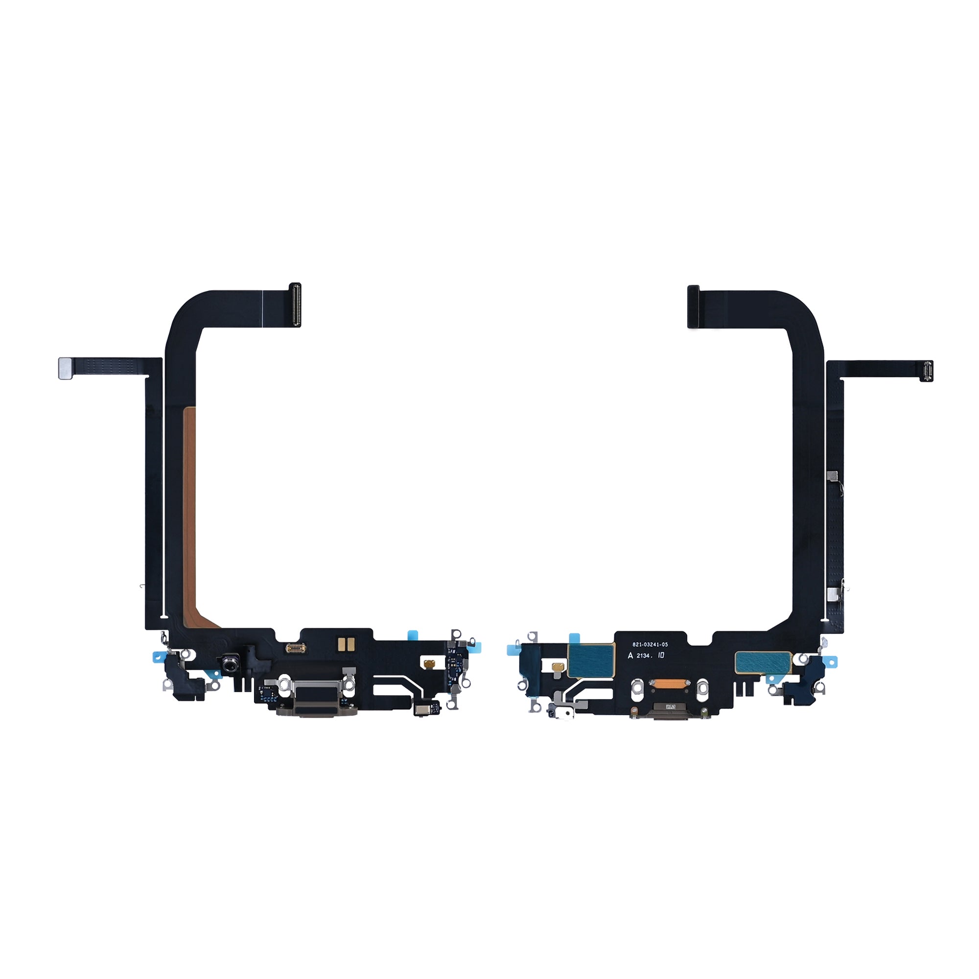 For Apple 13 Pro Max Système de recharge Flex Gold Pulled