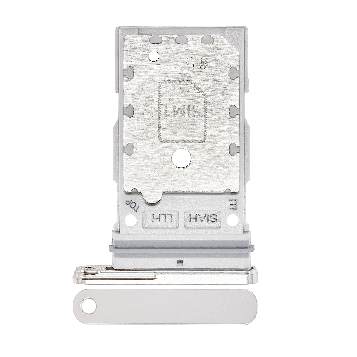 Samsung Galaxy S23 Ultra S918B Support de carte SIM Crème OEM