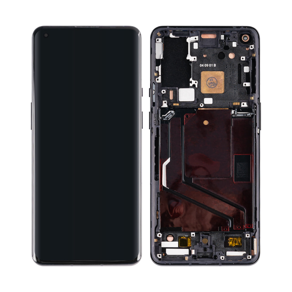 Écran et numériseur OnePlus 9 Pro avec cadre noir stellaire OEM