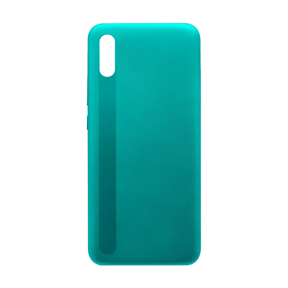 Coque arrière Xiaomi Redmi 9A sans objectif, vert océan, OEM