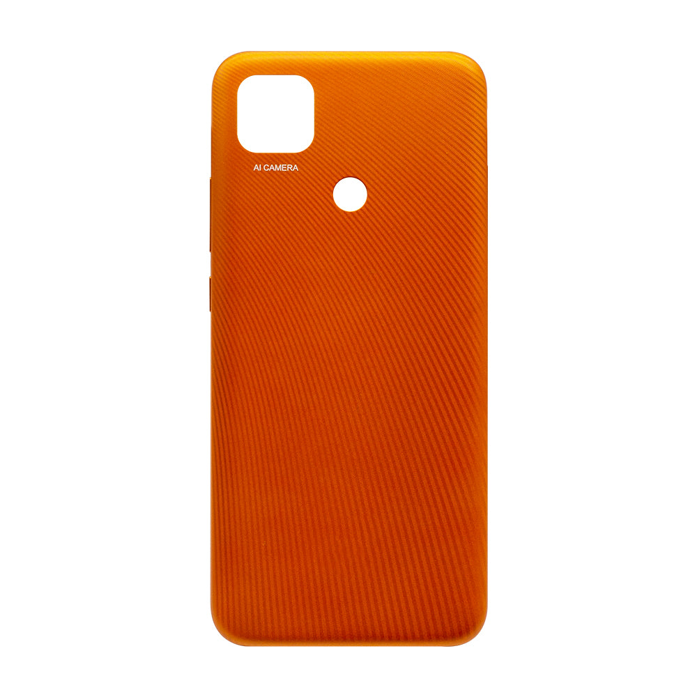 Coque arrière Xiaomi Redmi 9C sans objectif Orange lever de soleil OEM