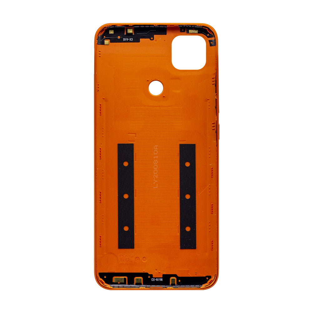 Coque arrière Xiaomi Redmi 9C sans objectif Orange lever de soleil OEM