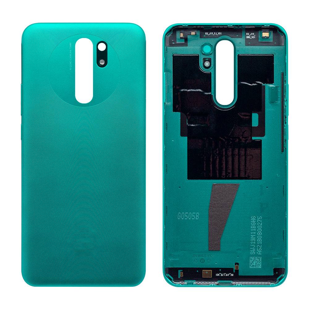 Coque arrière Xiaomi Redmi 9 sans objectif, vert océan, OEM