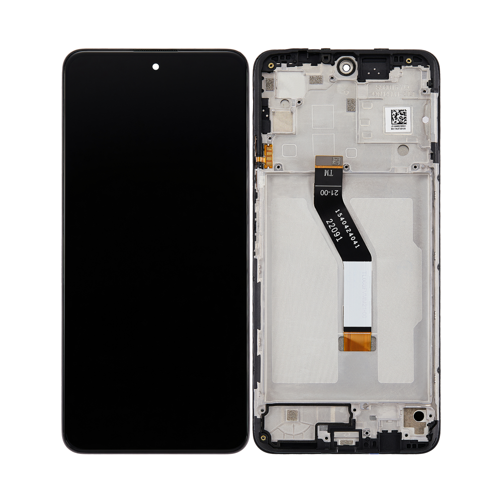 Écran et numériseur Xiaomi Poco M4 Pro 5G avec cadre noir OEM