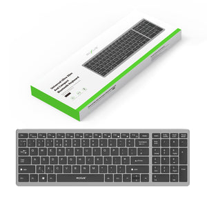 Rixus RXWK02 Clavier Bluetooth universel ultra-mince