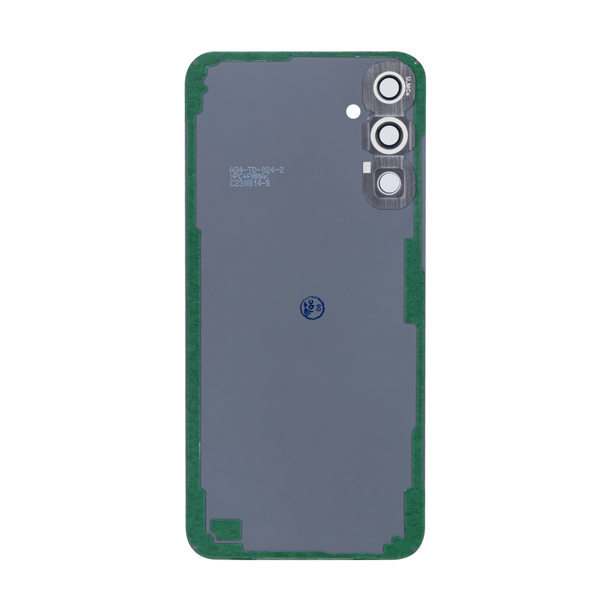 Coque arrière Samsung Galaxy A54 5G A546B avec objectif graphite OEM