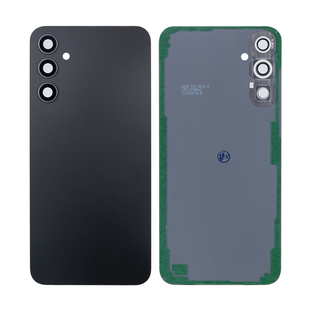 Coque arrière Samsung Galaxy A54 5G A546B avec objectif graphite OEM