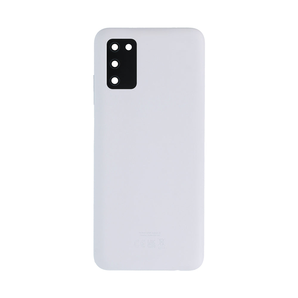 Coque arrière Samsung Galaxy A03s A037F avec objectif blanc OEM
