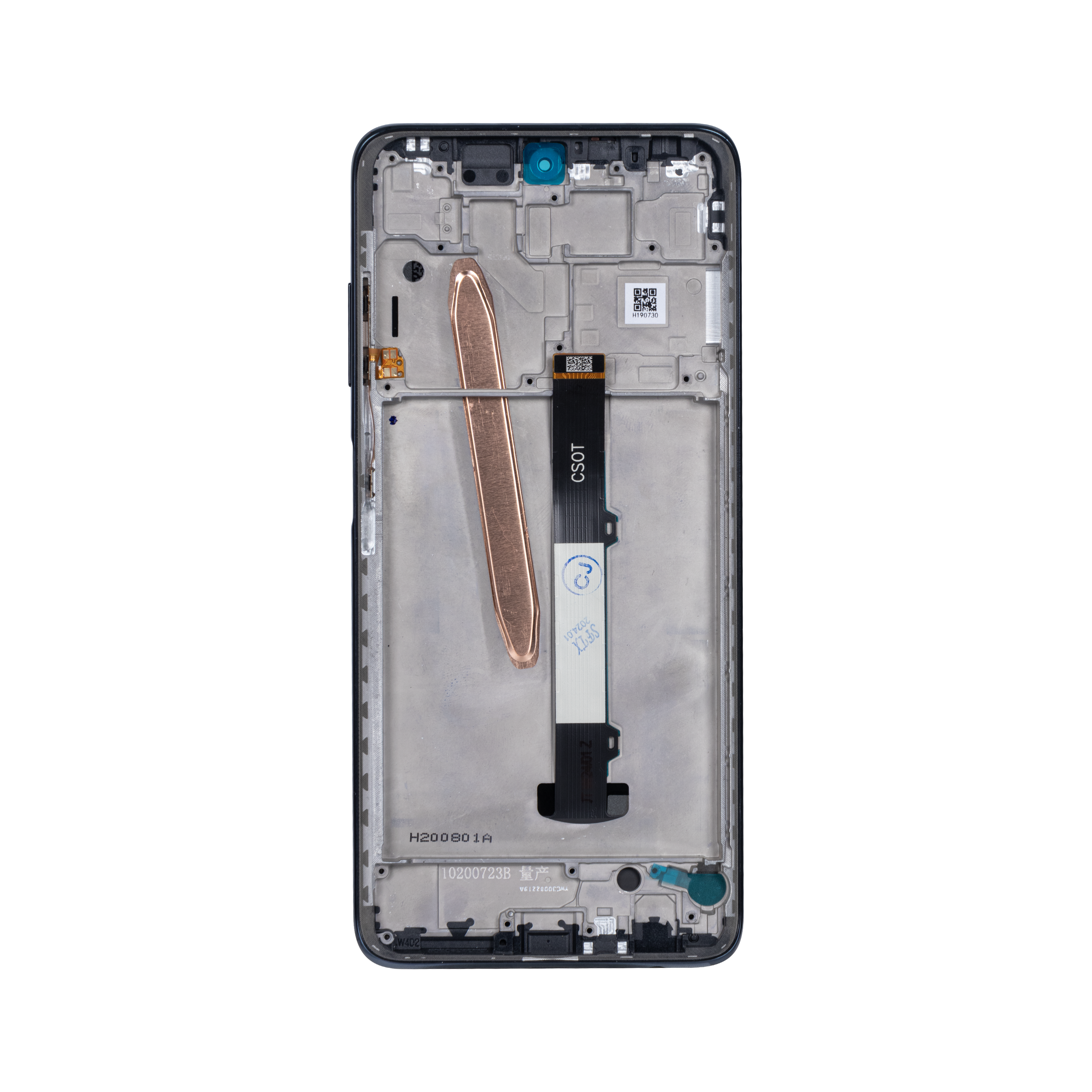 Écran et numériseur Xiaomi Poco X3 Pro avec cadre Phantom Black OEM