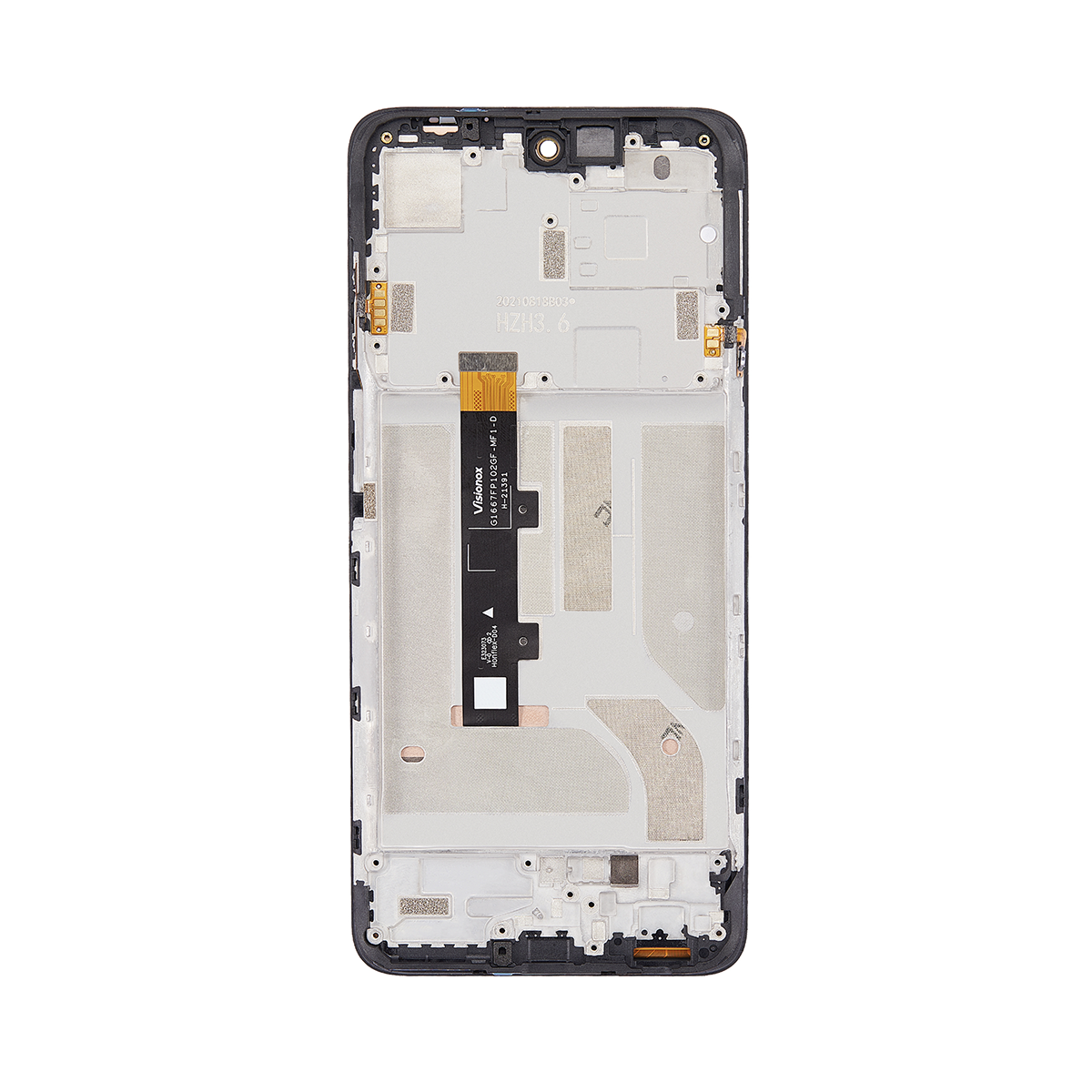 Écran et numériseur Motorola Edge 20 Lite avec cadre Lagoon Green OEM