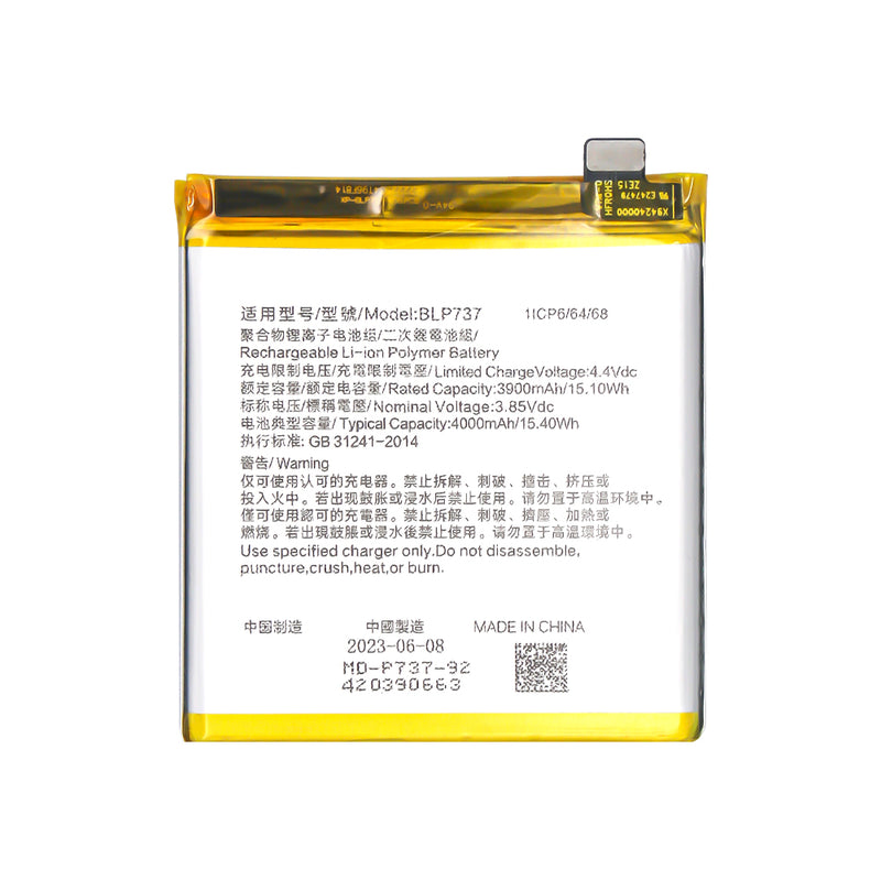 Oppo Reno2 F, Reno2 Z Batterie BLP737 OEM