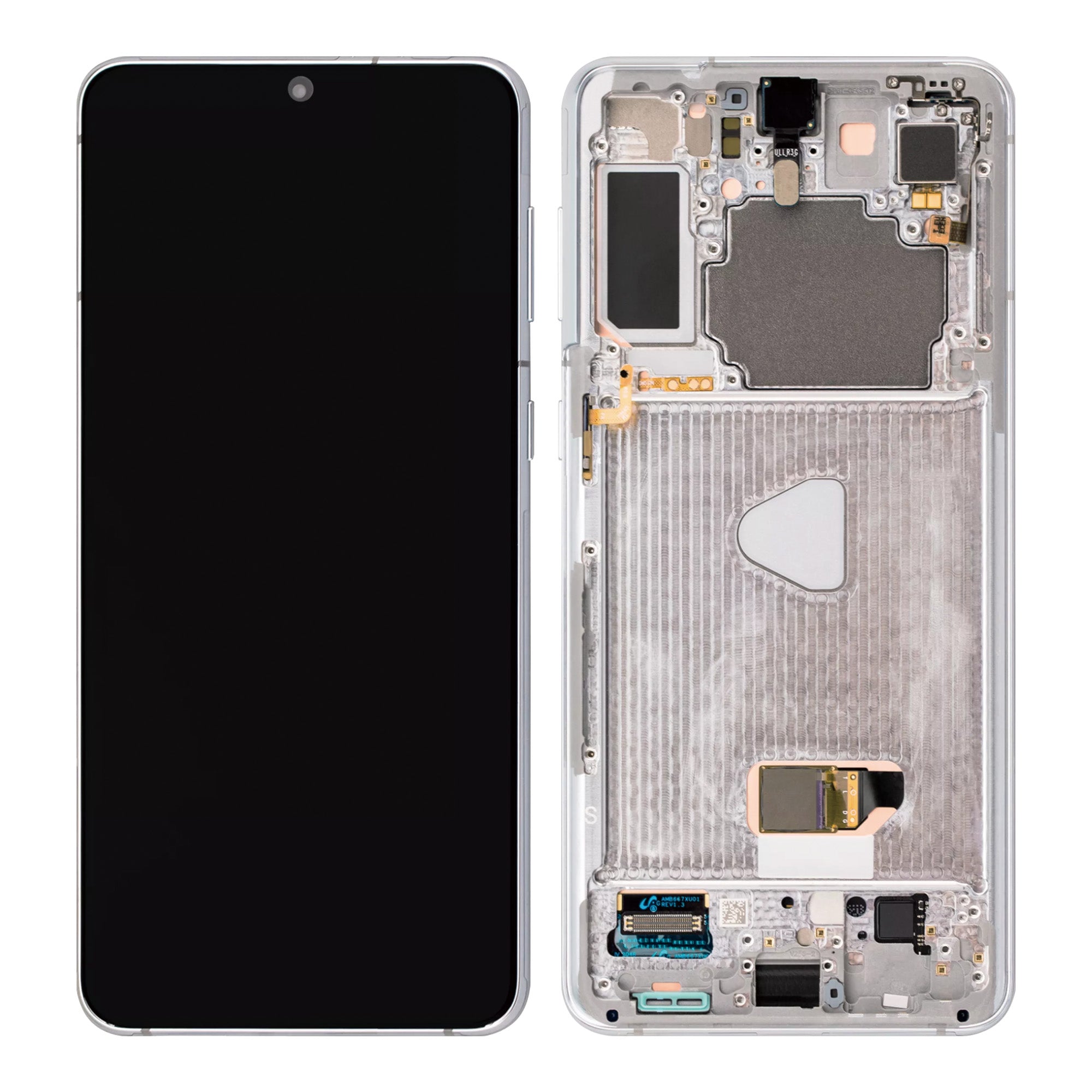 Samsung Galaxy S21 Plus 5G G996B Écran et numériseur avec cadre Phantom Silver Service Pack