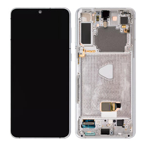 Samsung Galaxy S21 Plus 5G G996B Écran et numériseur avec cadre Phantom Silver Service Pack