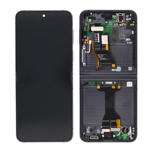 Samsung Galaxy Z Flip5 F731B Écran principal et numériseur avec cadre Graphite Service Pack