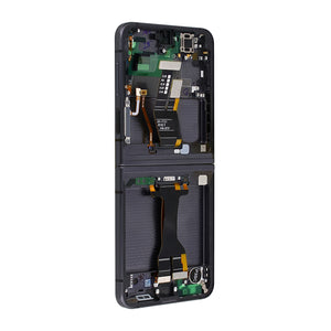 Samsung Galaxy Z Flip5 F731B Écran principal et numériseur avec cadre Graphite Service Pack