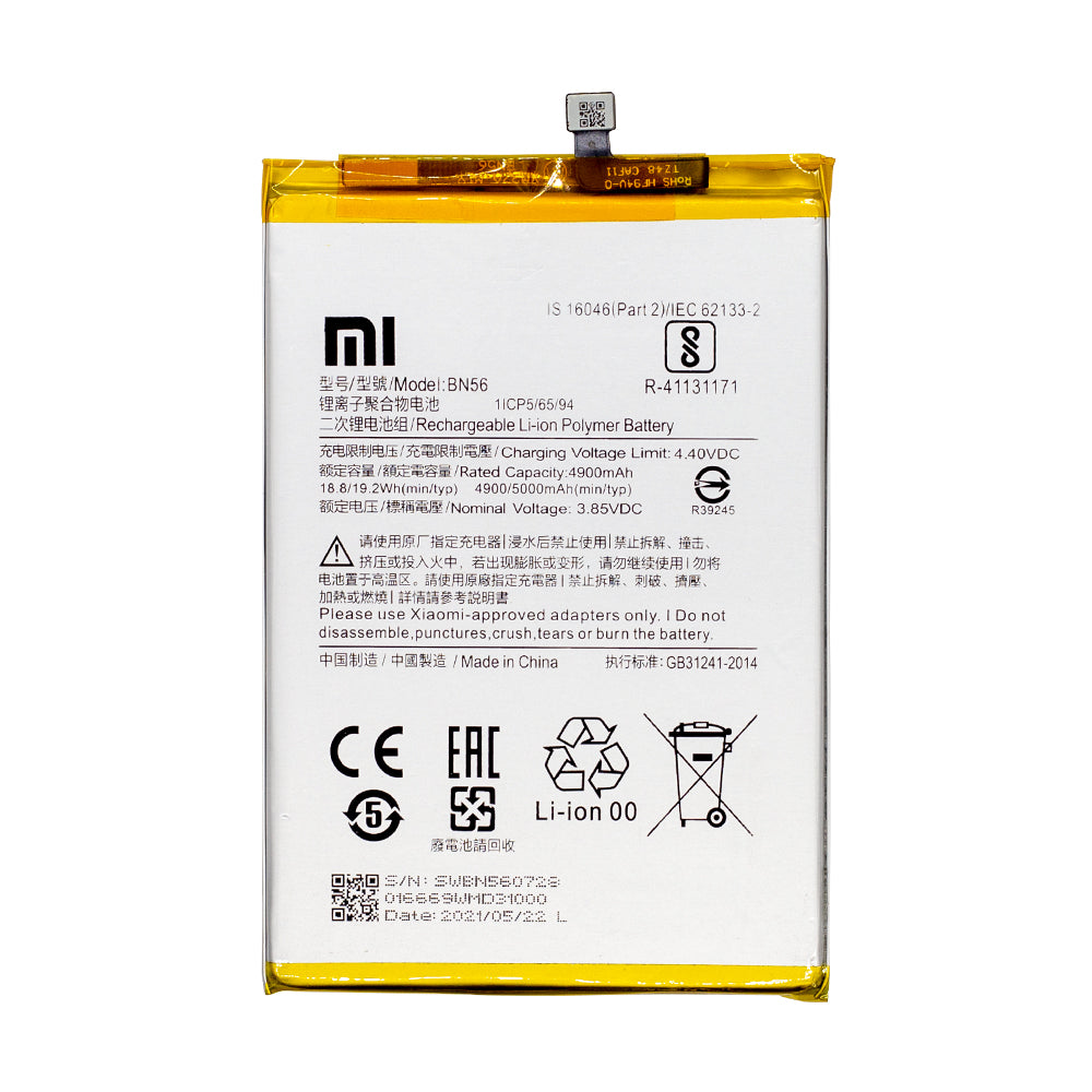 Xiaomi Redmi 9A, Redmi 9C, Poco M2 Pro Batterie BN56 OEM
