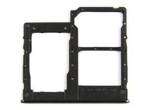 Samsung Galaxy A41 A415F Support de carte SIM Prism Crush Noir OEM