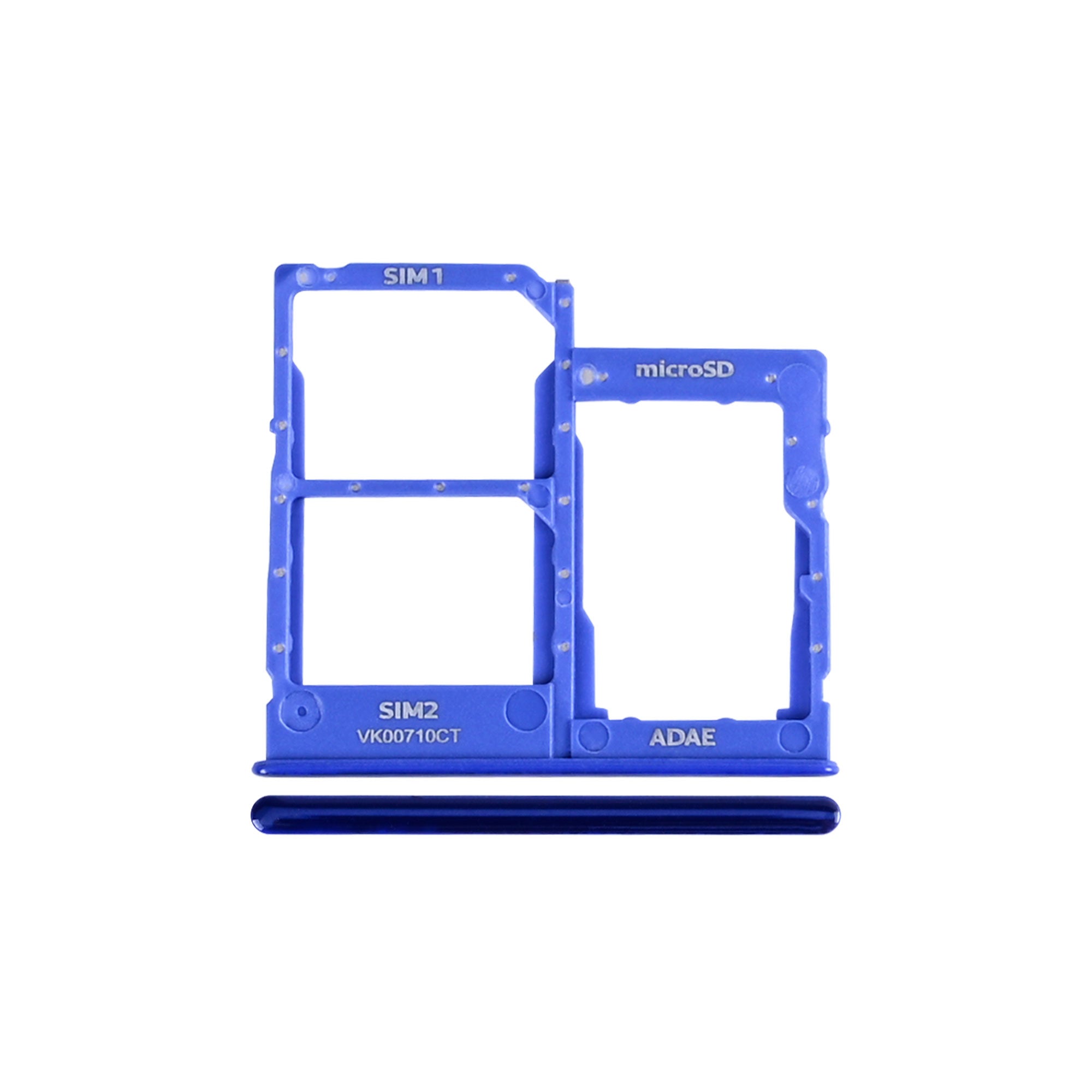 Samsung Galaxy A41 A415F Support de carte Sim Prism Crush Blue OEM
