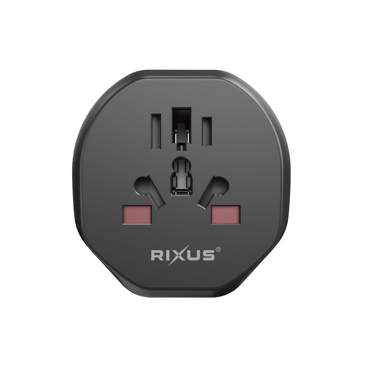 Rixus RXHC27B EU Travel Power Adapter Noir