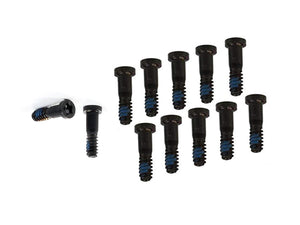 Pour iPhone 8, iPhone 8 Plus Set de vis de fond noir (10pc)