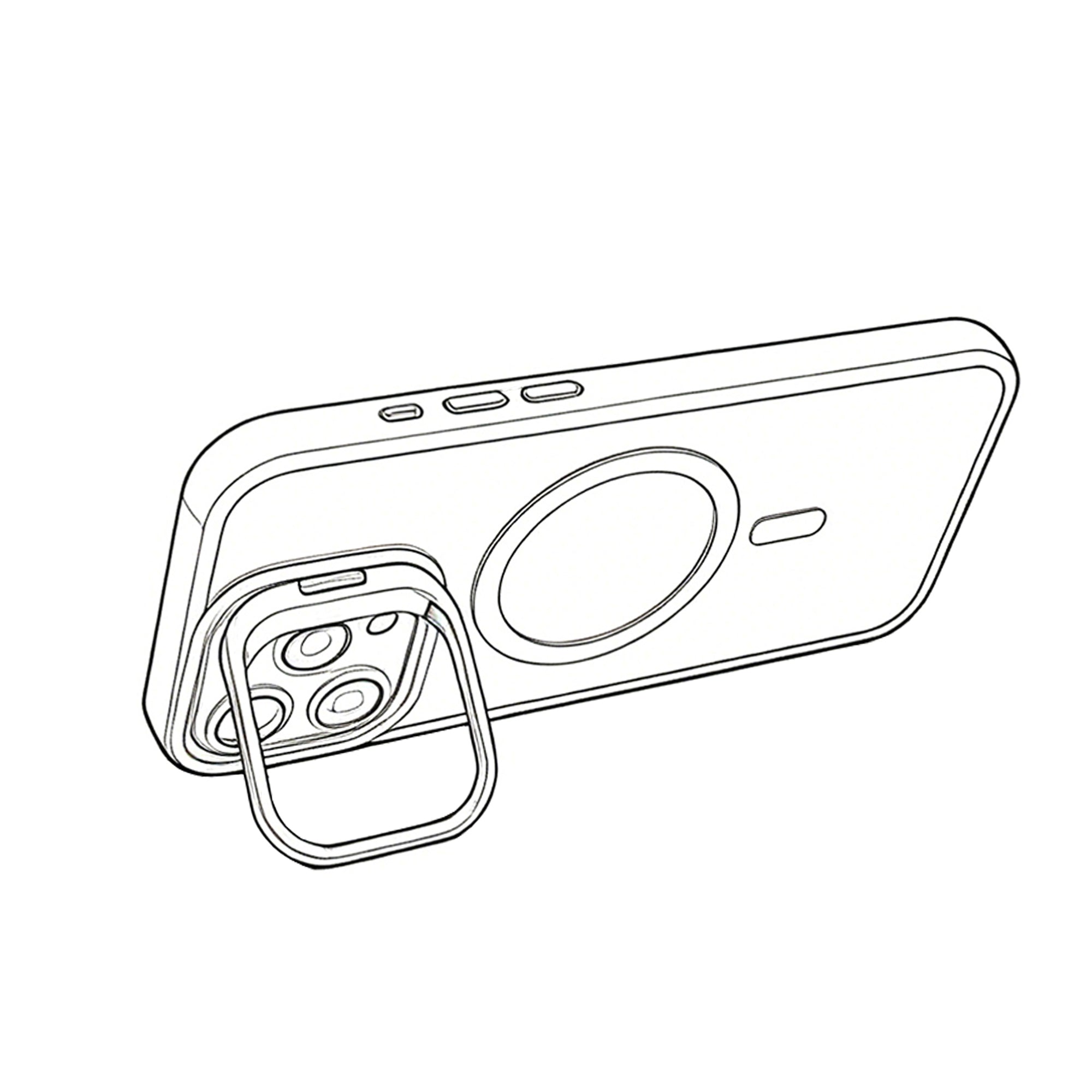 Rixus Classic 03 Case With MagSafe Compatible For Apple iPhone 15 Pro Dark Pink