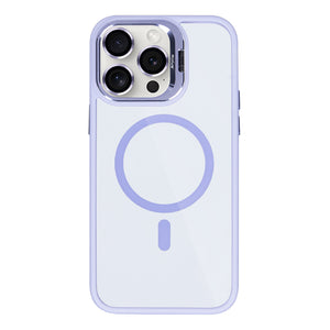 Rixus Classic 03 Case With MagSafe Compatible For Apple iPhone 15 Pro Max Light Purple