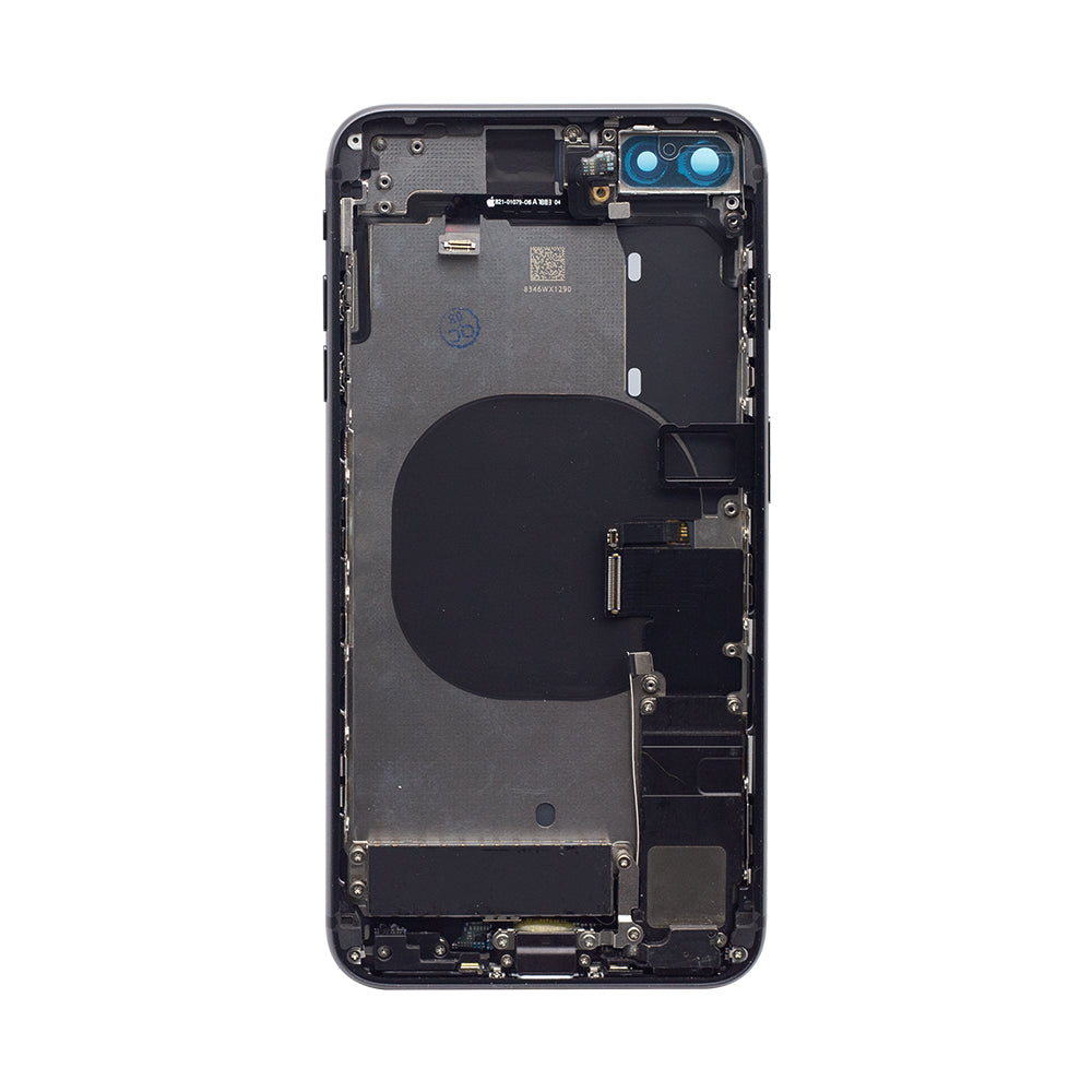 For Apple 8 Plus Boîtier avec petites pièces Noir OEM