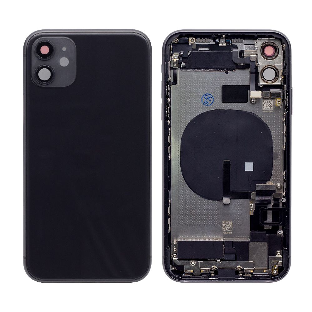 For Apple boîtier For Apple 11 avec petites pièces, noir, OEM
