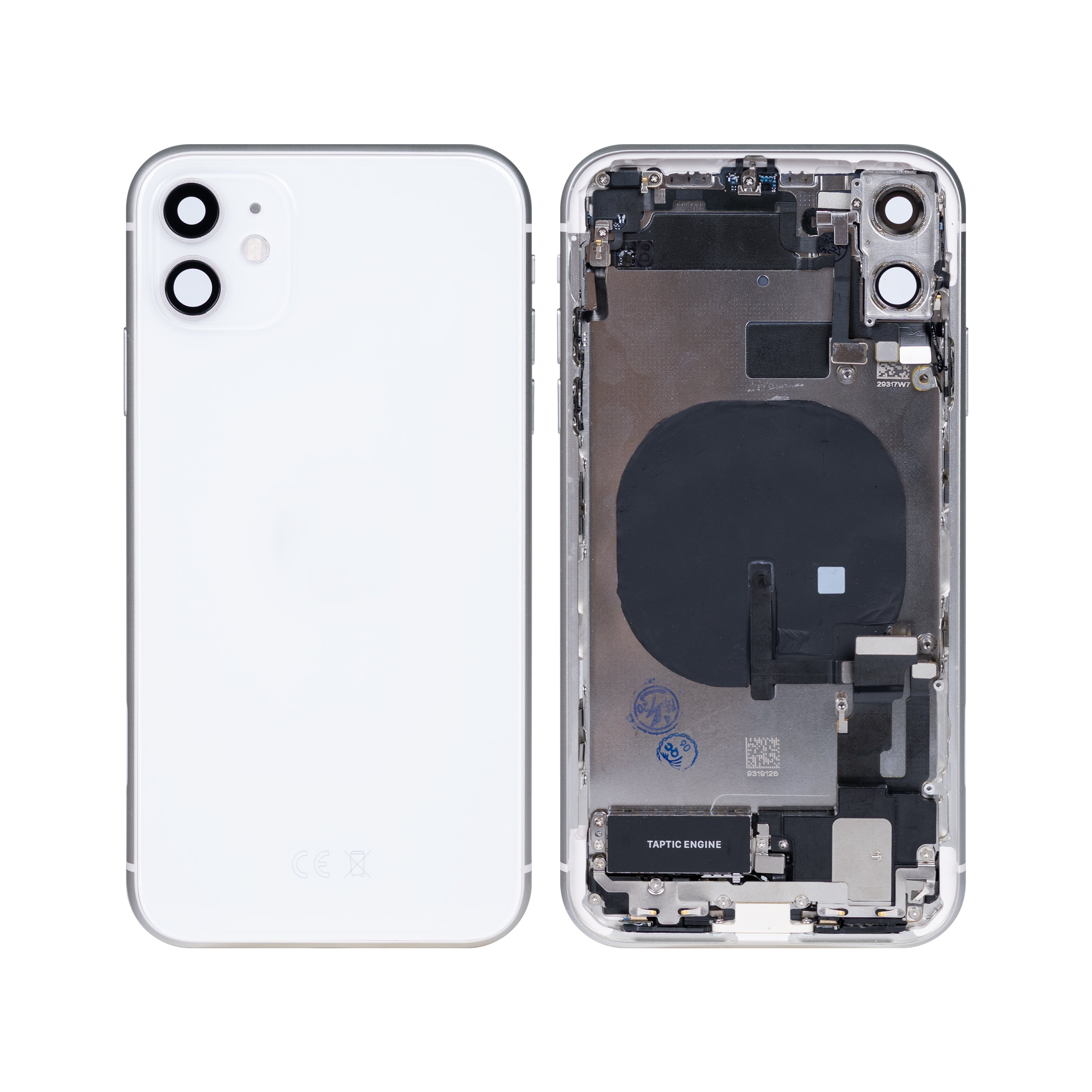 For Apple boîtier For Apple 11 avec petites pièces, blanc, OEM