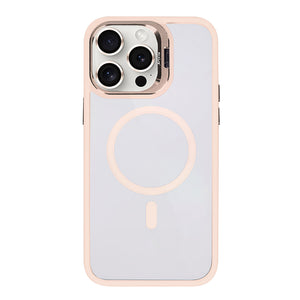 Rixus Classic 03 Case With MagSafe Compatible For Apple iPhone 14 Pro Max Light Pink